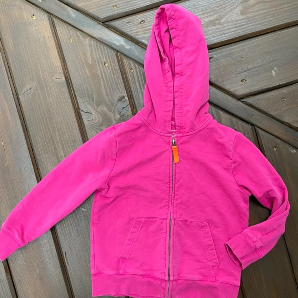 raspberry pink zip hoodie